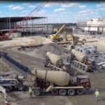 3 mixers at pump truck